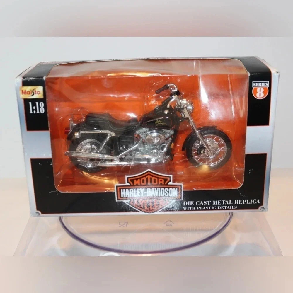 New in Box Maisto Harley Davidson Die Cast Metal Replica Motorcycle Series 8